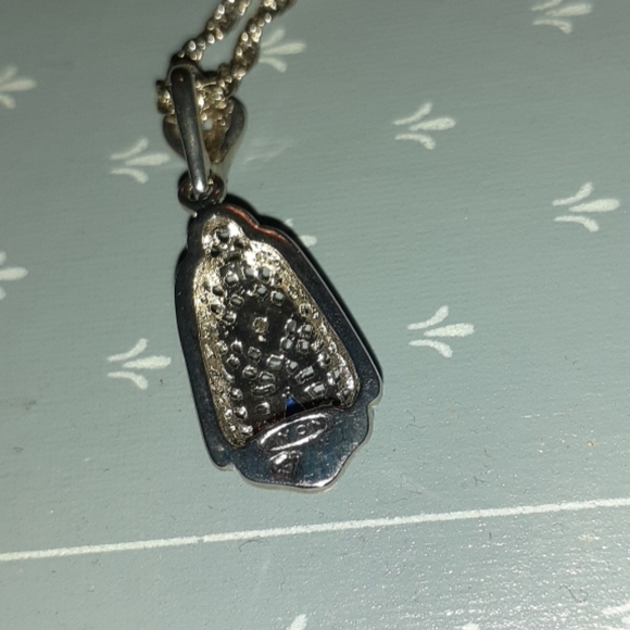 3/$18.00 💖 💫Avon Necklace Filigree Blue stone. - Picture 3 of 6